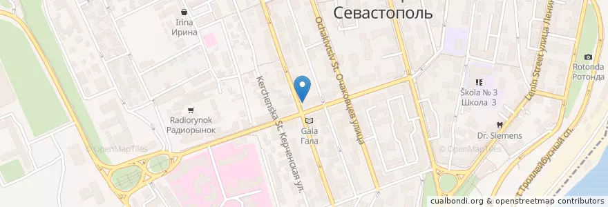 Mapa de ubicacion de VD Platinum en Rússia, Distrito Federal Do Sul, Sebastopol, Севастополь, Ленинский Район, Ленинский Округ.
