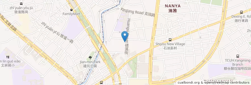 Mapa de ubicacion de 長茂牙醫 en تايوان, تايبيه الجديدة, تايبيه, 士林區.