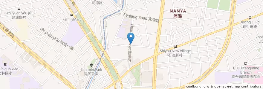 Mapa de ubicacion de 隨意小吃 en Taiwán, Nuevo Taipéi, Taipéi, 士林區.
