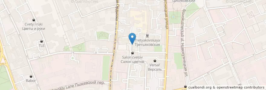 Mapa de ubicacion de Хлеб Насущный en Rússia, Distrito Federal Central, Москва, Центральный Административный Округ.