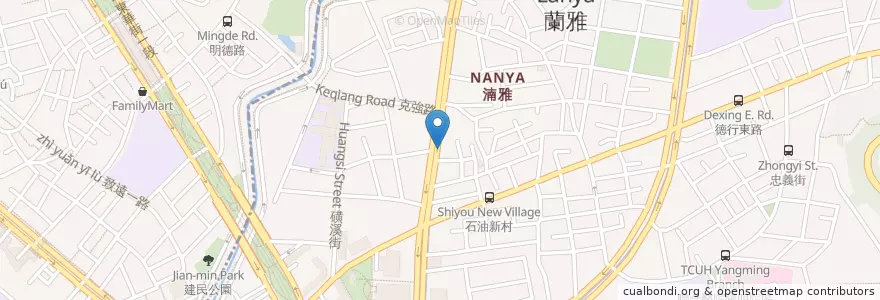 Mapa de ubicacion de 台美診所 en تایوان, 新北市, تایپه, 士林區.