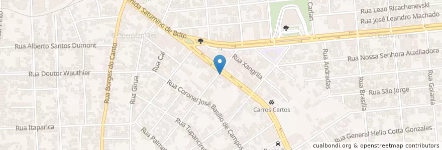 Mapa de ubicacion de Web Rádio Cidade en البَرَازِيل, المنطقة الجنوبية, ريو غراندي دو سول, Região Geográfica Intermediária De Passo Fundo, Região Geográfica Imediata De Cruz Alta, Cruz Alta.