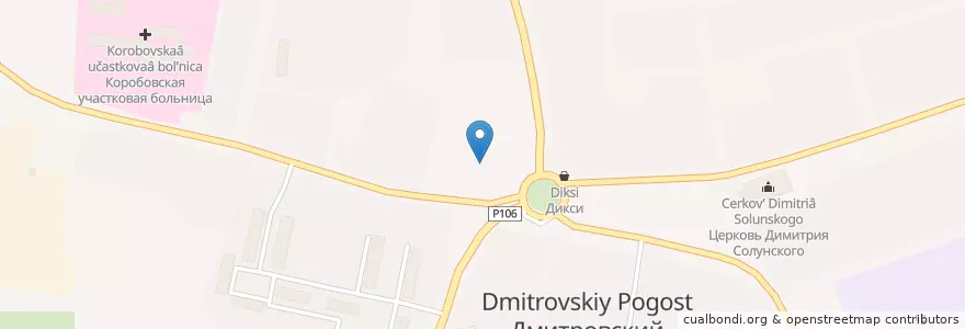 Mapa de ubicacion de фонтанчик en 俄罗斯/俄羅斯, Центральный Федеральный Округ, 莫斯科州, Городской Округ Шатура.