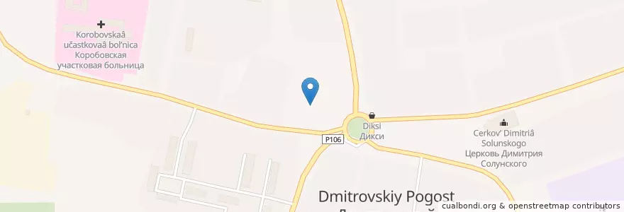 Mapa de ubicacion de второй фонтанчтк en Rusia, Центральный Федеральный Округ, Московская Область, Городской Округ Шатура.