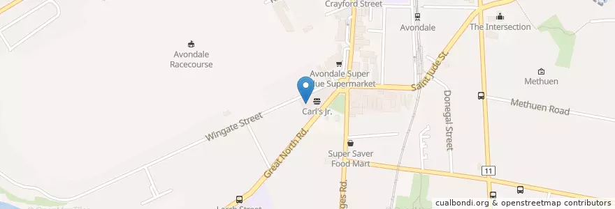 Mapa de ubicacion de Domino's en ニュージーランド, オークランド, Whau.