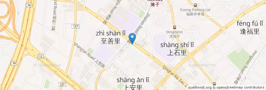 Mapa de ubicacion de HWC Roasters en 타이완, 타이중 시, 시툰 구.