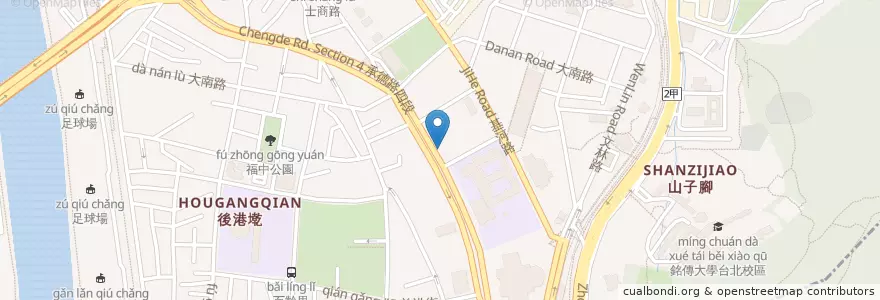 Mapa de ubicacion de 汎亞動物醫院 en Taiwan, 新北市, Taipei, 士林區.