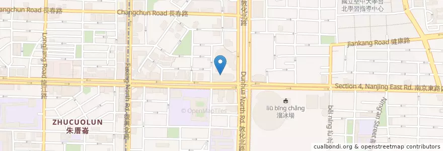 Mapa de ubicacion de 食焱厰 en Taïwan, Nouveau Taipei, Taipei, District De Songshan.