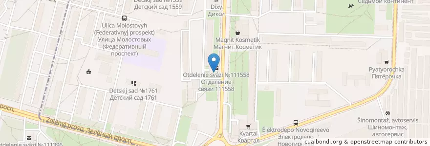 Mapa de ubicacion de РосАптека en Россия, Центральный Федеральный Округ, Москва, Восточный Административный Округ.