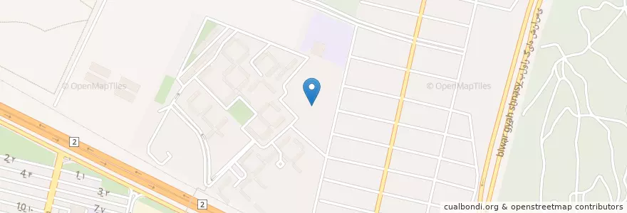 Mapa de ubicacion de درمانگاه پیکان شهر en İran, Tahran Eyaleti, شهرستان تهران, Tahran, بخش مرکزی شهرستان تهران.