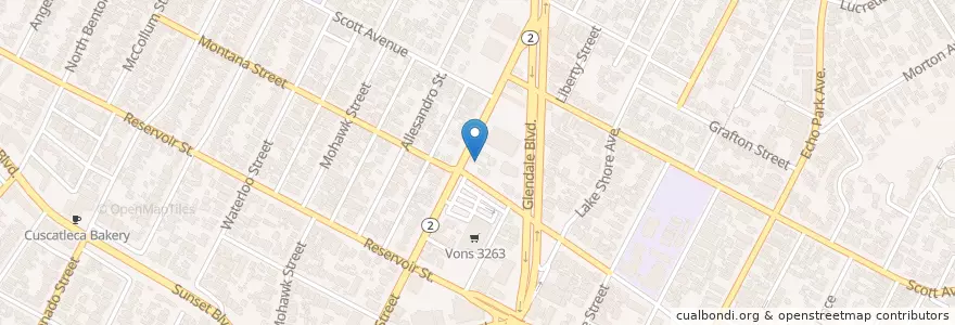 Mapa de ubicacion de Best West Car Wash en United States, California, Los Angeles County, Los Angeles.