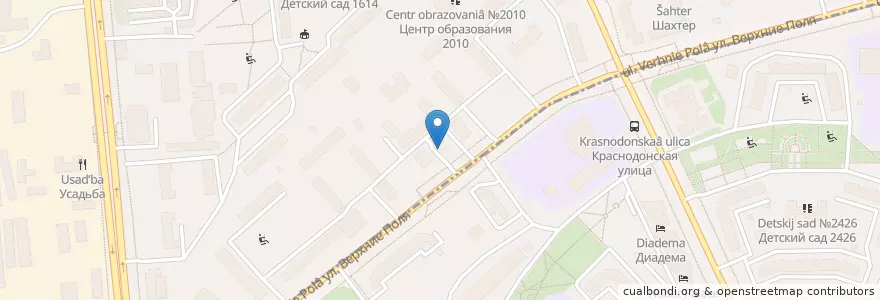 Mapa de ubicacion de АСНА - Северная Звезда en Russia, Distretto Federale Centrale, Москва, Юго-Восточный Административный Округ, Район Люблино.