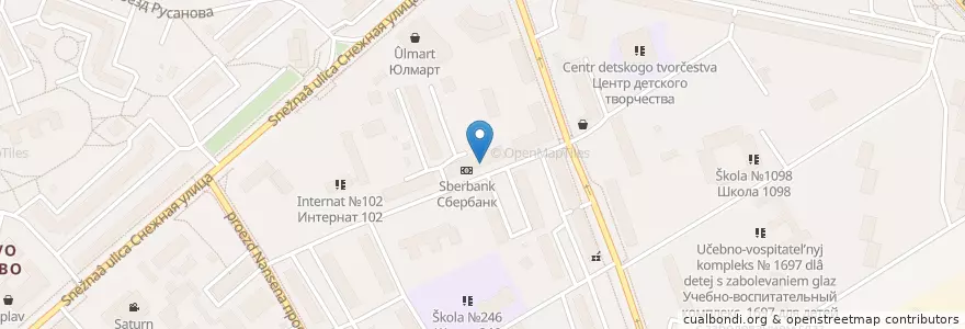 Mapa de ubicacion de АСНА - Северная Звезда en Russia, Distretto Federale Centrale, Москва, Северо-Восточный Административный Округ, Район Свиблово.