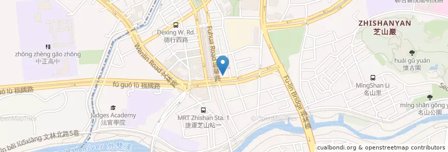 Mapa de ubicacion de Dr.Q en Tayvan, 新北市, Taipei, 士林區.