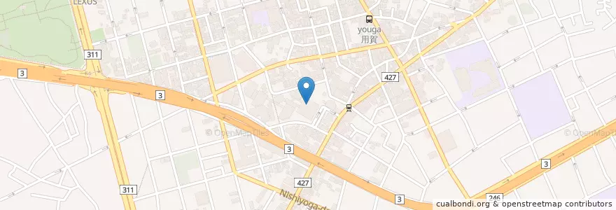 Mapa de ubicacion de 世田谷ビジネススクエア (Setagaya Business Square) en Japan, Tokio, 世田谷区.