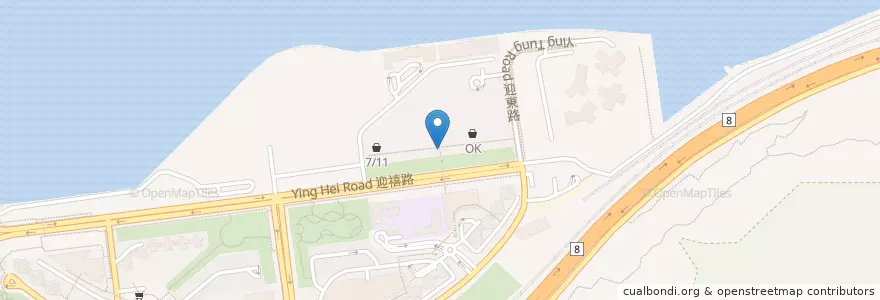 Mapa de ubicacion de La Rosabelle en Çin, Hong Kong, Guangdong, Yeni Bölgeler, 離島區 Islands District.