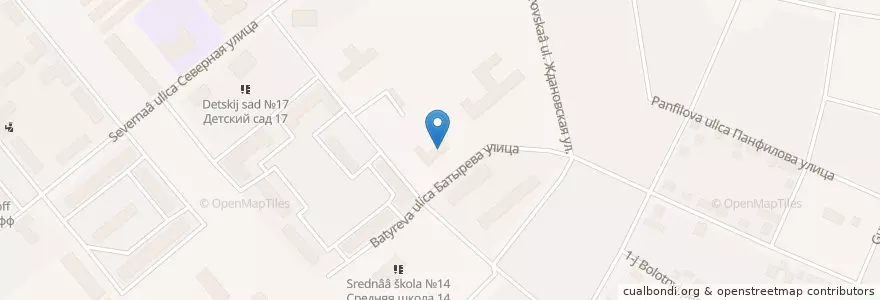 Mapa de ubicacion de Городская больница №2 en Russie, District Fédéral Central, Oblast De Moscou, Городской Округ Подольск.