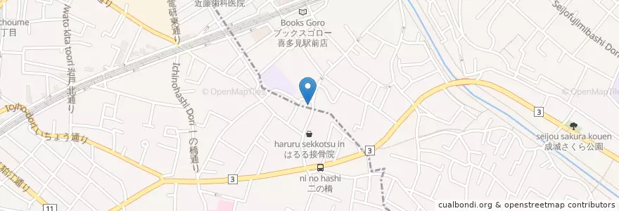 Mapa de ubicacion de Push Pull en 日本, 東京都, 世田谷区.