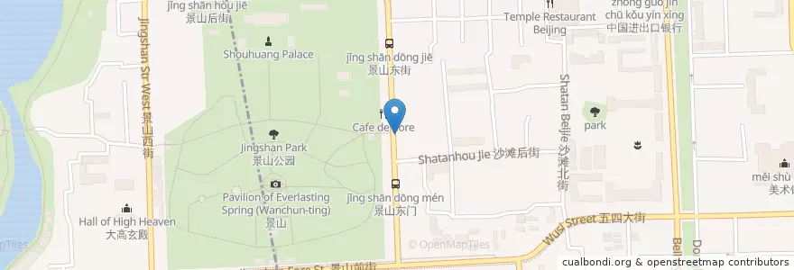 Mapa de ubicacion de Cycle China en Китай, Пекин, Хэбэй, Район Дунчэн.