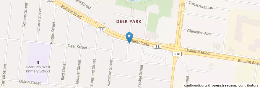 Mapa de ubicacion de Westside Dental Care en Australia, Victoria, City Of Brimbank.