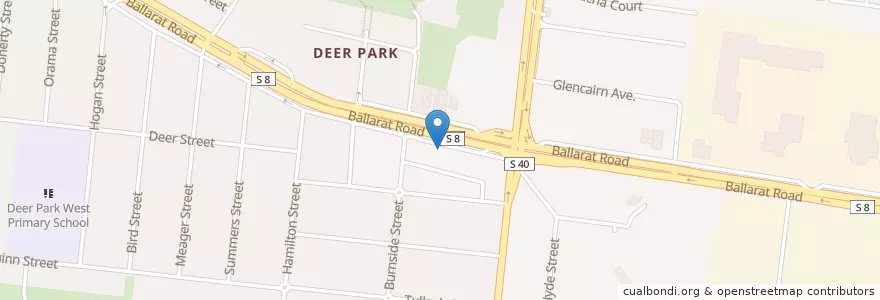 Mapa de ubicacion de Afghan Master Kebab Grill en Australie, Victoria, City Of Brimbank.
