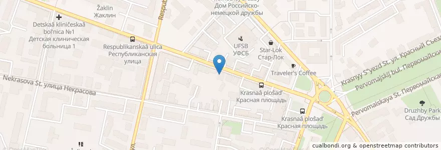 Mapa de ubicacion de Югра en Russie, District Fédéral Central, Oblast De Iaroslavl, Ярославский Район, Городской Округ Ярославль.