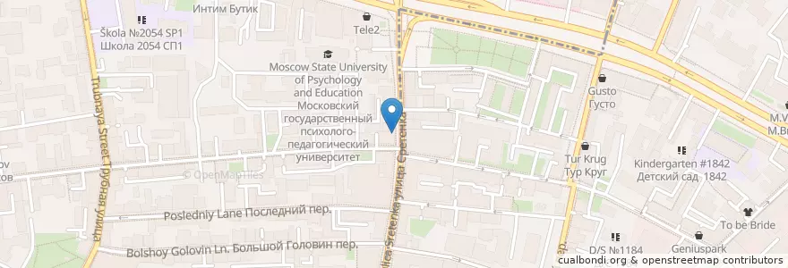 Mapa de ubicacion de Лобби en Rusland, Centraal Federaal District, Moskou, Центральный Административный Округ, Мещанский Район.