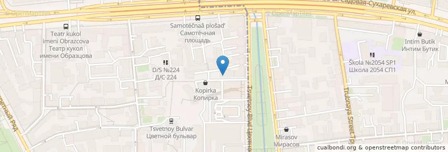 Mapa de ubicacion de Michael Collins en Rusia, Distrito Federal Central, Москва, Distrito Administrativo Central, Мещанский Район, Тверской Район.