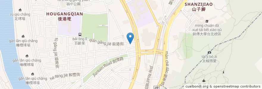 Mapa de ubicacion de 樂芙坊 en Taiwan, Nuova Taipei, Taipei, 士林區.