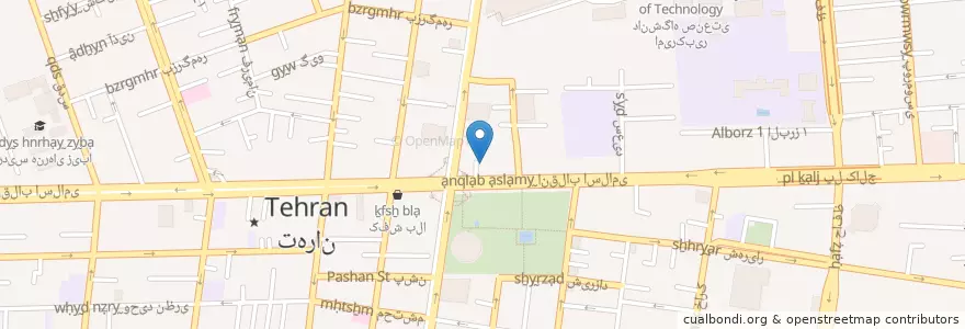 Mapa de ubicacion de کافه عمارت روبه‌رو en Iran, Teheran, شهرستان تهران, Teheran, بخش مرکزی شهرستان تهران.