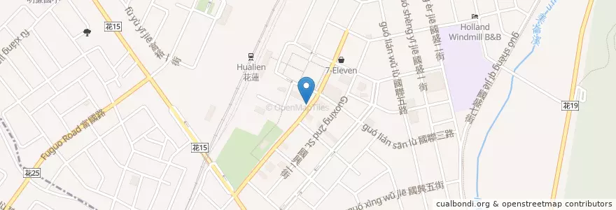 Mapa de ubicacion de 正捷機車托運 en Taiwan, Taiwan, Landkreis Hualien, Hualien.