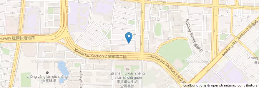 Mapa de ubicacion de 合益佳雞肉飯 en تایوان, 新北市, تایپه, 大安區.