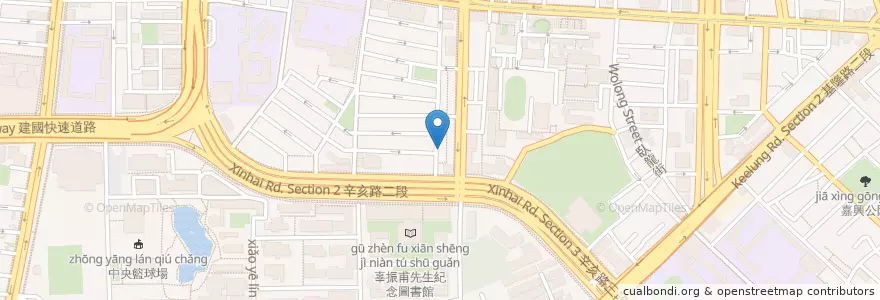 Mapa de ubicacion de 28麵堂 en 타이완, 신베이 시, 타이베이시, 다안 구.
