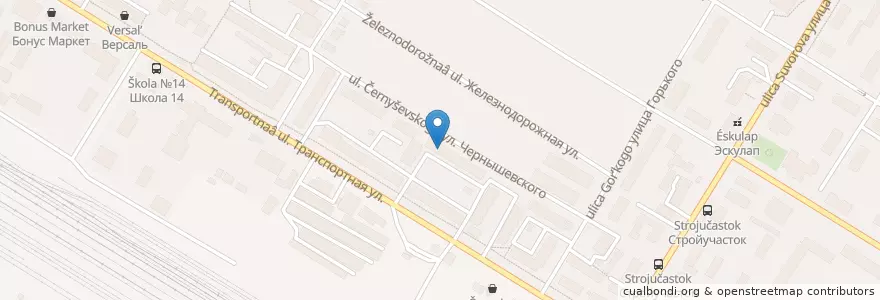Mapa de ubicacion de Пиццерия "Рыжий кот" en Rússia, Distrito Federal Siberiano, Oblast De Irkutsk, Тайшетский Район, Тайшетское Городское Поселение.
