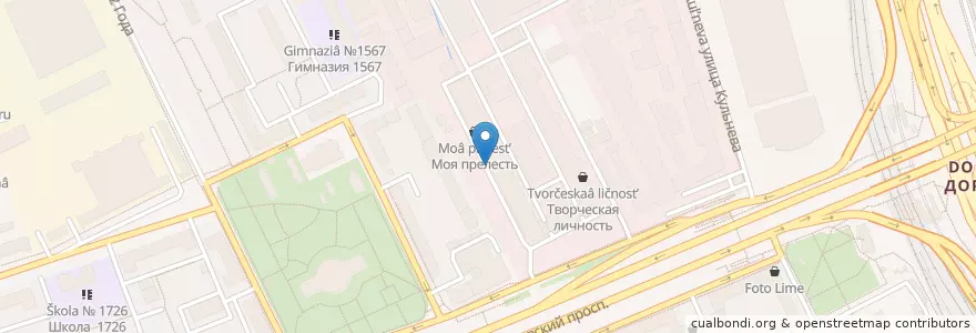 Mapa de ubicacion de Правда Кофе en Russia, Distretto Federale Centrale, Москва, Западный Административный Округ, Район Дорогомилово.