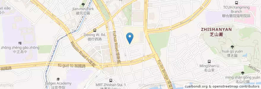 Mapa de ubicacion de 禮面作 en تایوان, 新北市, تایپه, 士林區.