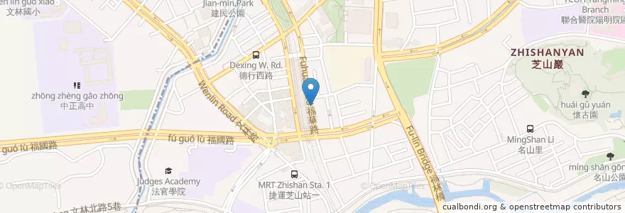 Mapa de ubicacion de 王董ㄟ茶葉蛋 en تایوان, 新北市, تایپه, 士林區.