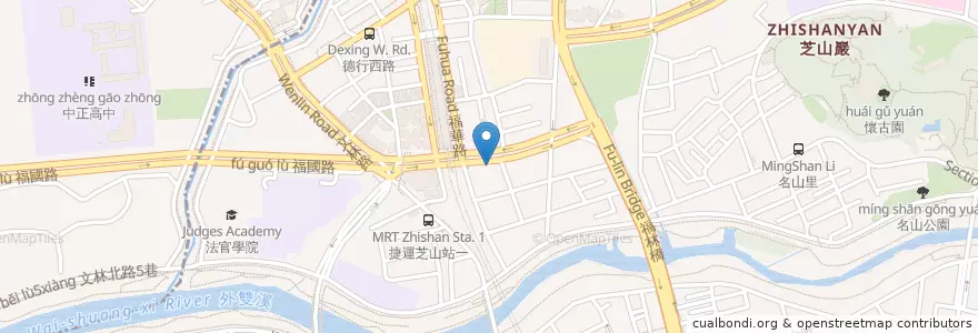 Mapa de ubicacion de Moda vita en Taïwan, Nouveau Taipei, Taipei, District De Shilin.
