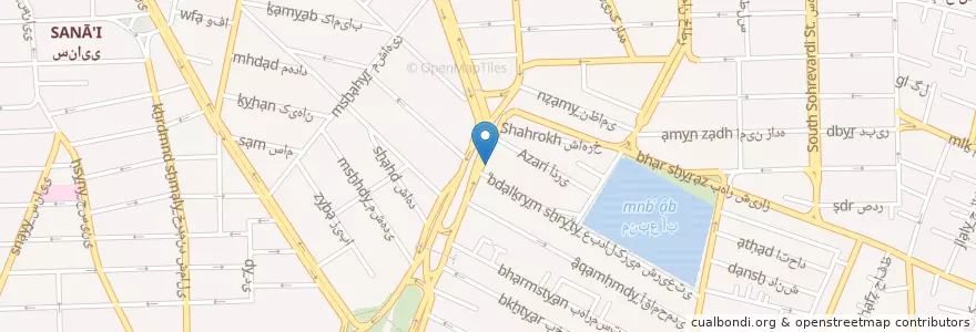 Mapa de ubicacion de تاکسی نوبنیاد en İran, Tahran Eyaleti, شهرستان تهران, Tahran, بخش مرکزی شهرستان تهران.