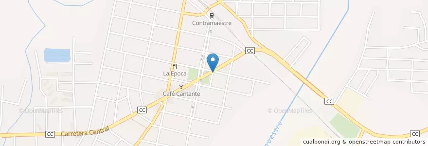 Mapa de ubicacion de Consultorio Médico de Familia # 12 Rodolfo Rodriguez en Kuba, Santiago De Cuba, Contramaestre, Ciudad De Contramaestre.
