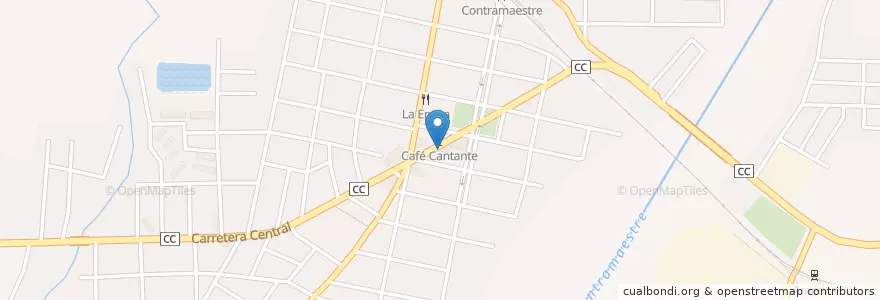 Mapa de ubicacion de RentaCar en Cuba, Santiago De Cuba, Contramaestre, Ciudad De Contramaestre.