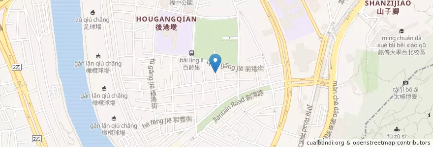 Mapa de ubicacion de 服裝修改工作室 en 台湾, 新北市, 台北市, 士林区.