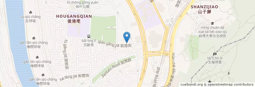 Mapa de ubicacion de 美之宴 en Taiwan, 新北市, Taipé, 士林區.