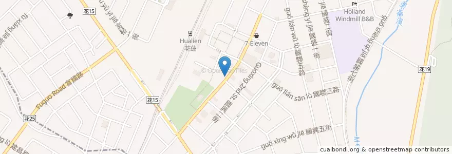 Mapa de ubicacion de 一路順租車 en 臺灣, 臺灣省, 花蓮縣, 花蓮市.