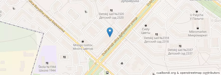 Mapa de ubicacion de Ozon Box en Rusland, Centraal Federaal District, Moskou, Северо-Западный Административный Округ, Район Митино.