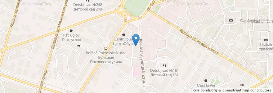 Mapa de ubicacion de Карамель en Rusya Federasyonu, Приволжский Федеральный Округ, Nijniy Novgorod Oblastı, Городской Округ Нижний Новгород.