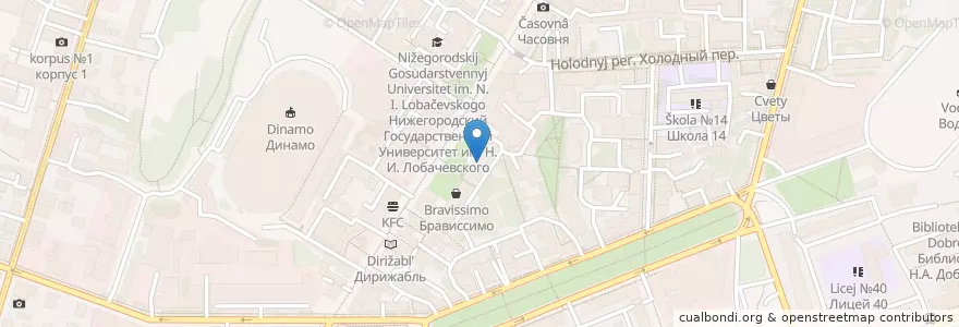 Mapa de ubicacion de Ёлки-палки en Russia, Circondario Federale Del Volga, Нижегородская Область, Городской Округ Нижний Новгород.