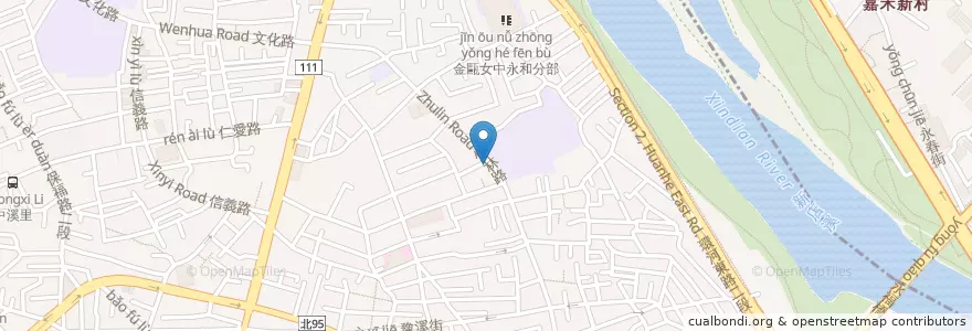 Mapa de ubicacion de 奇煒牙醫診所 en 臺灣, 新北市, 永和區.