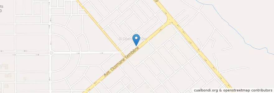 Mapa de ubicacion de Lido bar en Burquina Faso, Centre, Kadiogo, Ouagadougou.