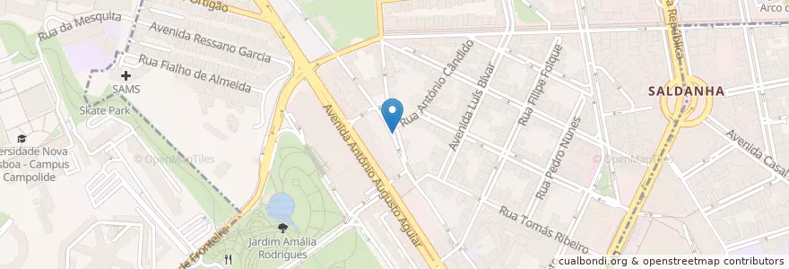 Mapa de ubicacion de My Mother's Daughter en Португалия, Área Metropolitana De Lisboa, Лиссабон, Grande Lisboa, Лиссабон, Avenidas Novas.